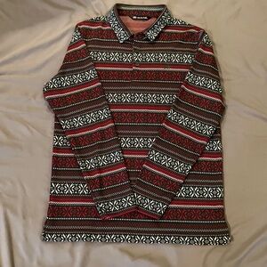 Mens Travis Mathew long sleeve holiday shirt